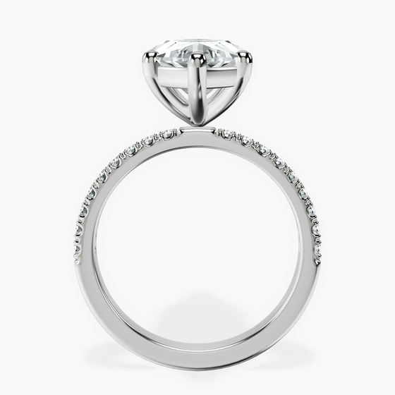 Nomi Classic Eternity Lab Diamond Ring left view