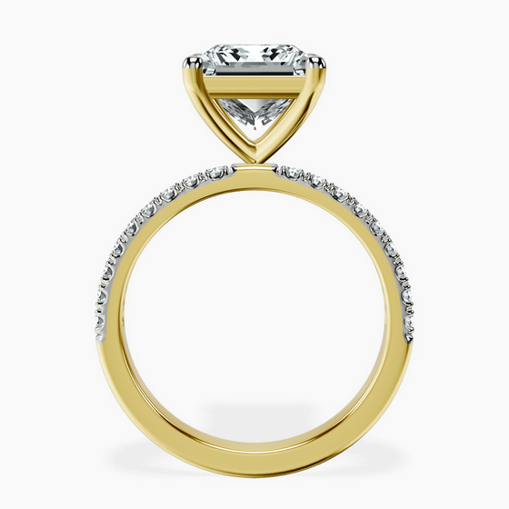 Nomi Classic Eternity Lab Diamond Ring left view