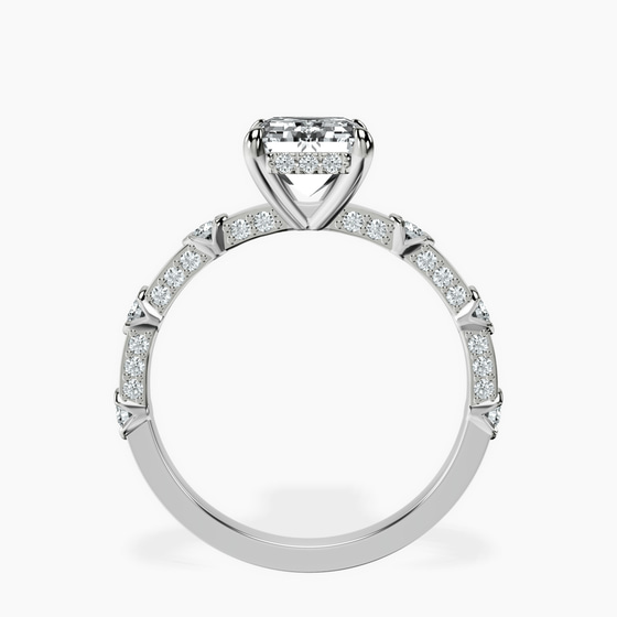 Majestic Love Lab Diamond Accent Ring left view