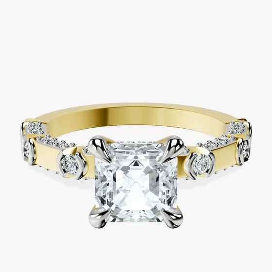 Majestic Love Lab Diamond Accent Ring front view