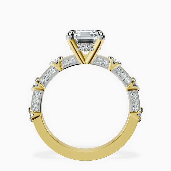 Majestic Love Lab Diamond Accent Ring left view