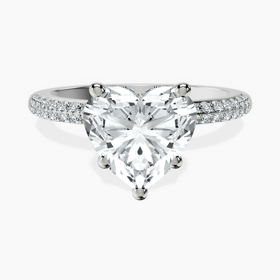 Eloa Secret Halo Lab Diamond Ring front view