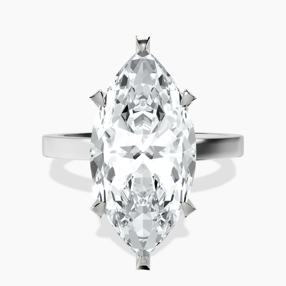 Ember Secret Halo Lab Diamond Ring front view