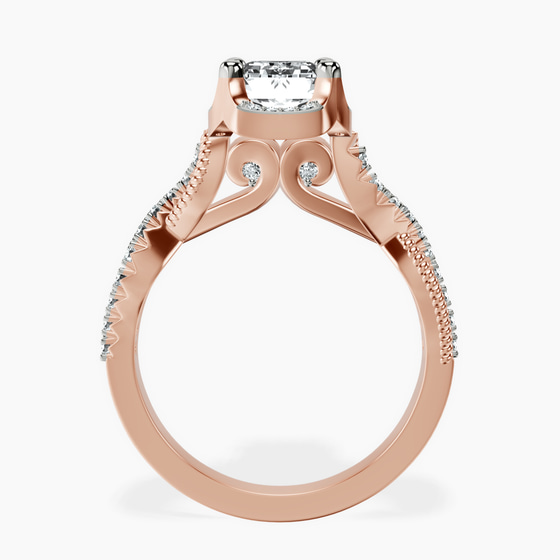 Astoré Channel Glided Lab Diamond Ring left view