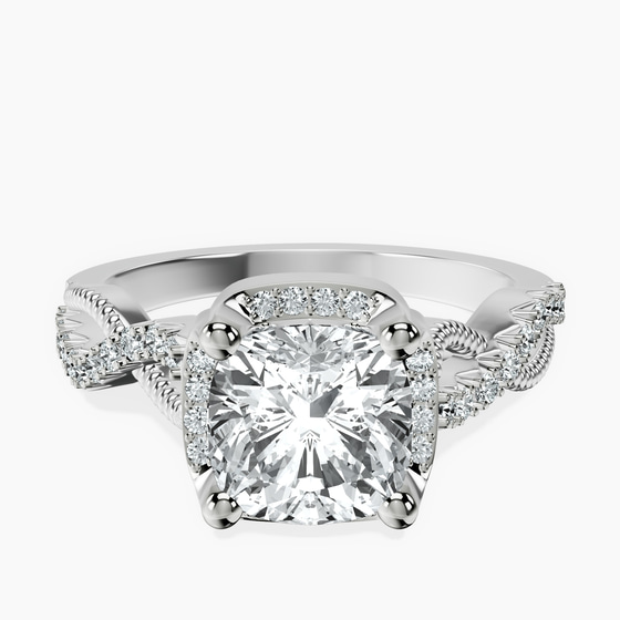 Astoré Channel Glided Lab Diamond Ring front view