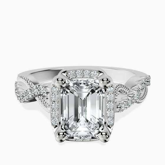 Astoré Channel Glided Lab Diamond Ring front view