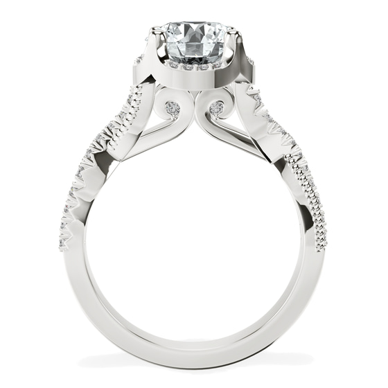 Astoré Channel Glided Lab Diamond Ring top view
