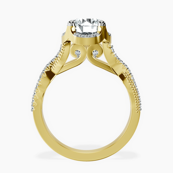 Astoré Channel Glided Lab Diamond Ring left view