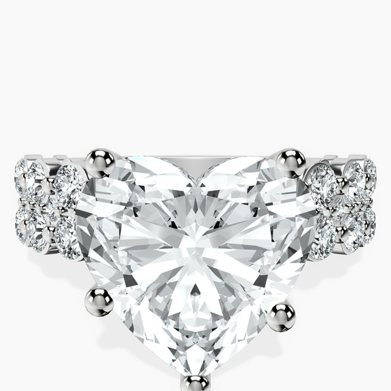 Twilight Side Round Lab Diamond Ring front view