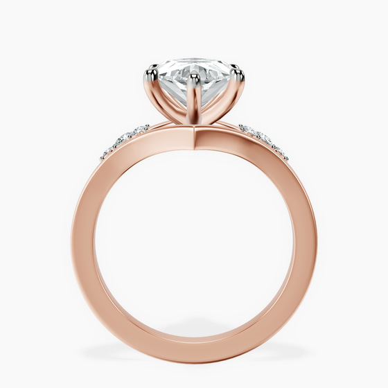 Celestial Splendor Lab Diamond Ring left view