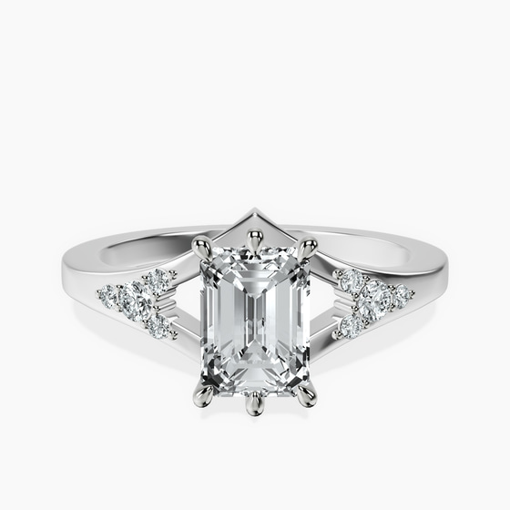 Celestial Splendor Lab Diamond Ring front view