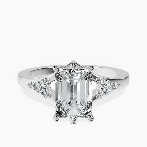 Celestial Splendor Lab Diamond Ring front view