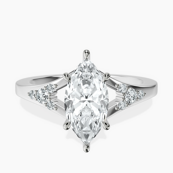 Celestial Splendor Lab Diamond Ring front view