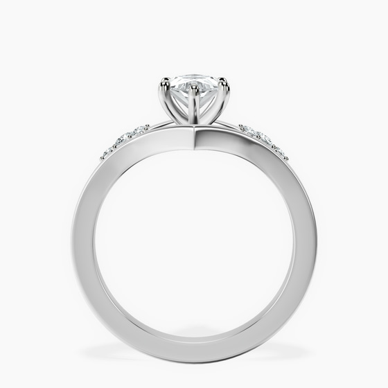 Celestial Splendor Lab Diamond Ring left view