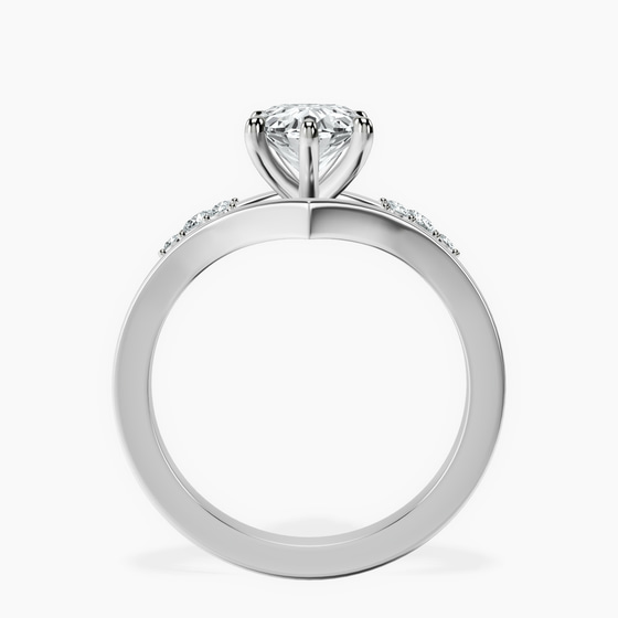 Celestial Splendor Lab Diamond Ring left view