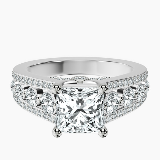 Eos Spark Lab Diamond Ring front view