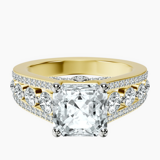 Eos Spark Lab Diamond Ring front view