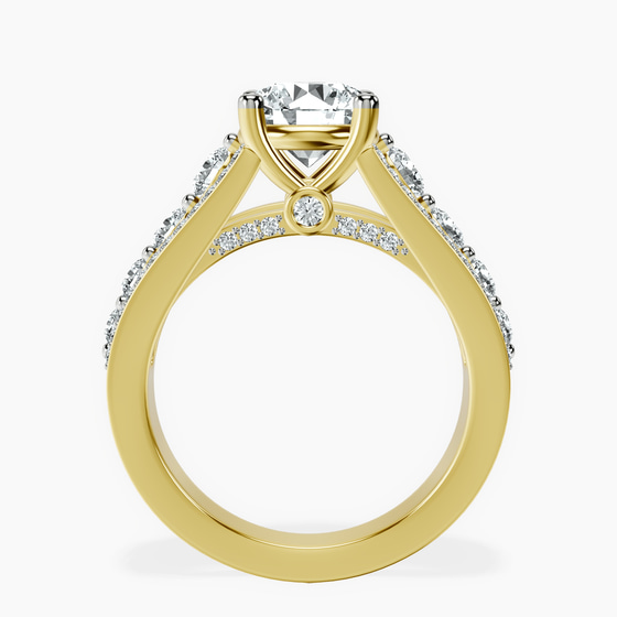 Eos Spark Lab Diamond Ring left view