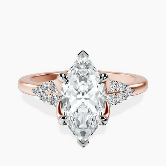 Vesper Lab Diamond Ring front view