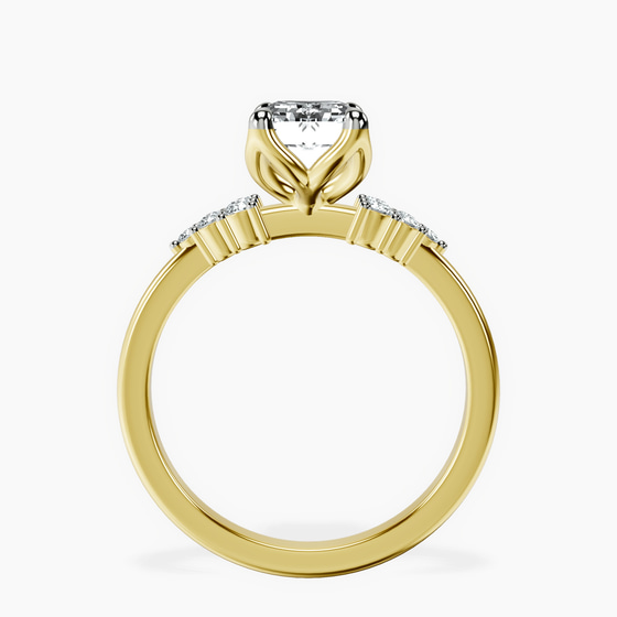 Vesper Lab Diamond Ring left view