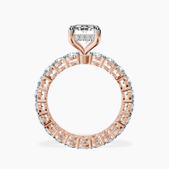 Georgiana Side Round Lab Diamond Ring left view
