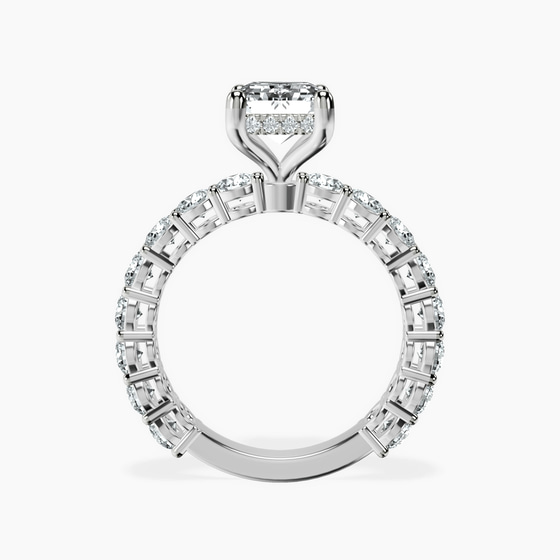 Arabella Side Round Lab Diamond Ring left view