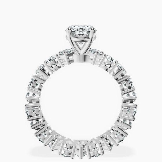 Cordelia Side Pear Lab Diamond Ring left view