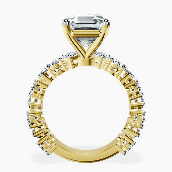 Esme Side Pear Lab Diamond Ring left view