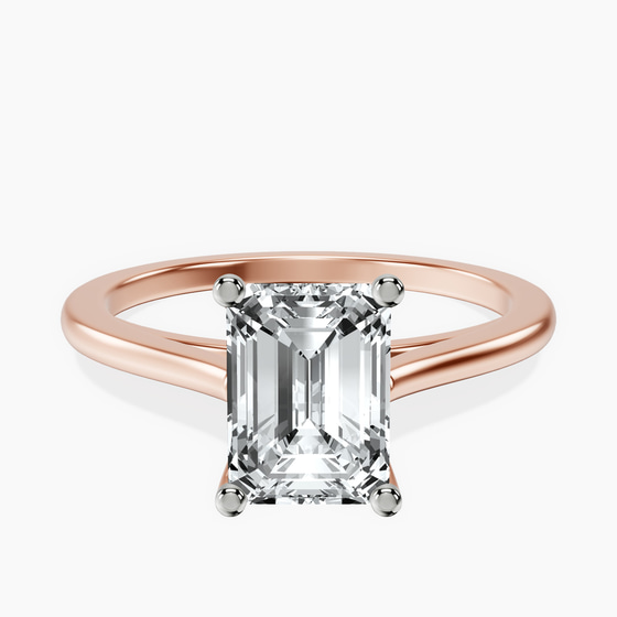 Teagan Solitaire 1.5mm Lab Diamond Ring front view