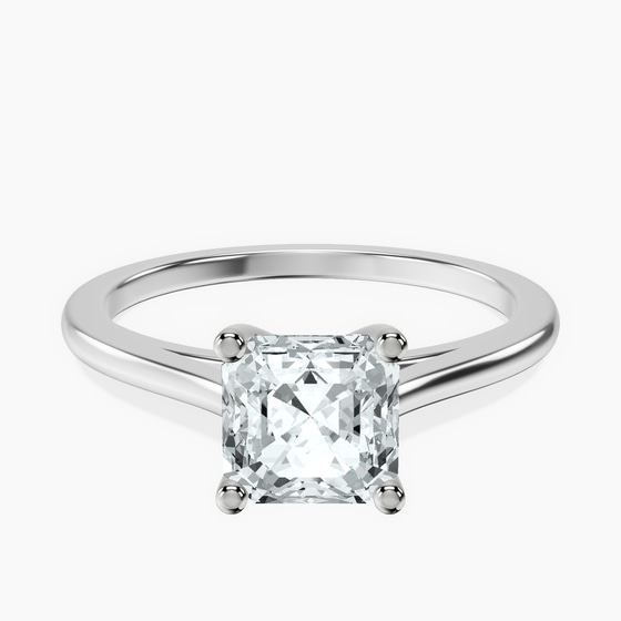 Teagan Solitaire 1.5mm Lab Diamond Ring front view