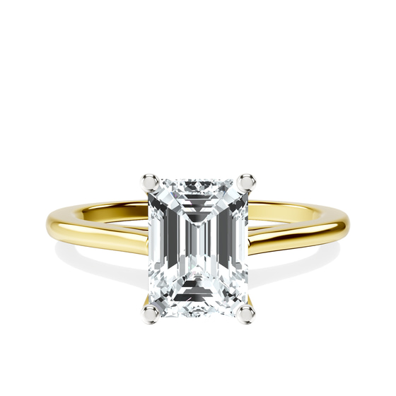 Teagan Solitaire 1.5mm Lab Diamond Ring front view