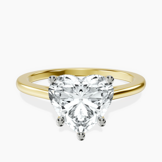 Teagan Solitaire 1.5mm Lab Diamond Ring front view