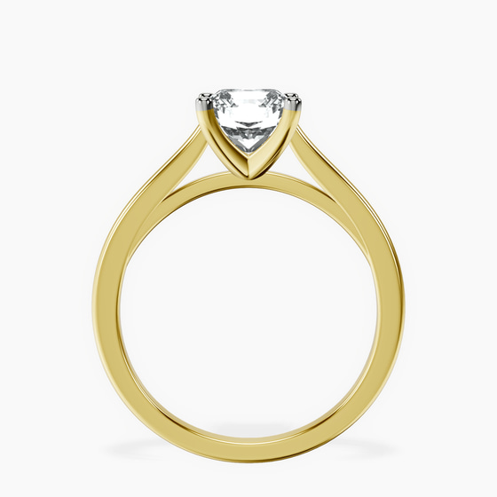 Teagan Solitaire 1.5mm Lab Diamond Ring left view