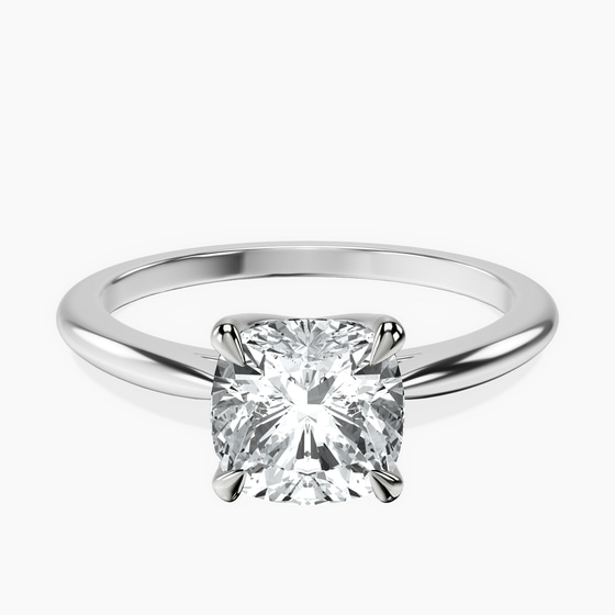 Azalea Classic Solitaire 1.5mm Lab Diamond Ring front view