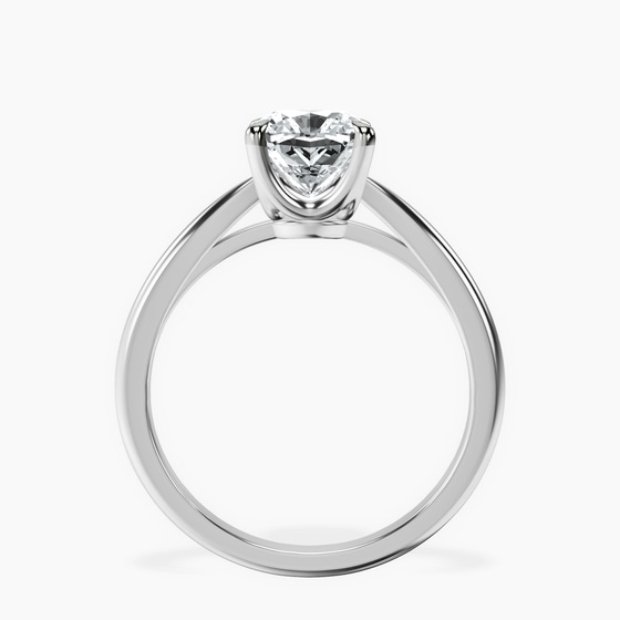 Azalea Classic Solitaire 1.5mm Lab Diamond Ring left view