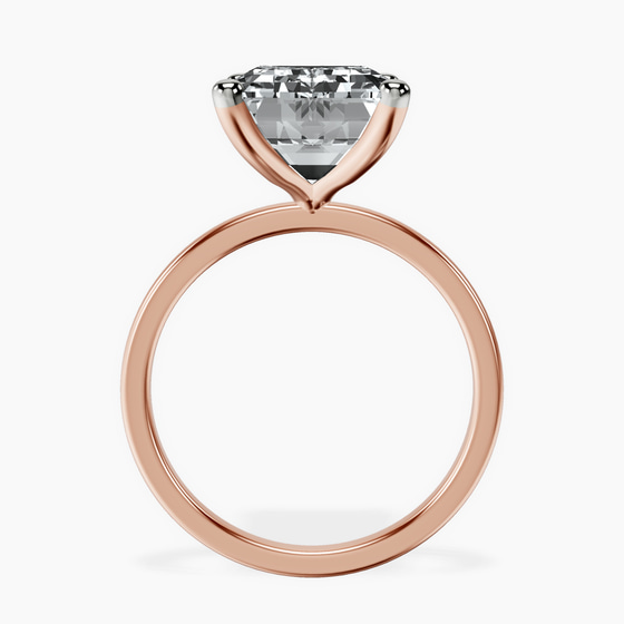 Four Prong Solitaire 1.5mm Lab Diamond Ring left view