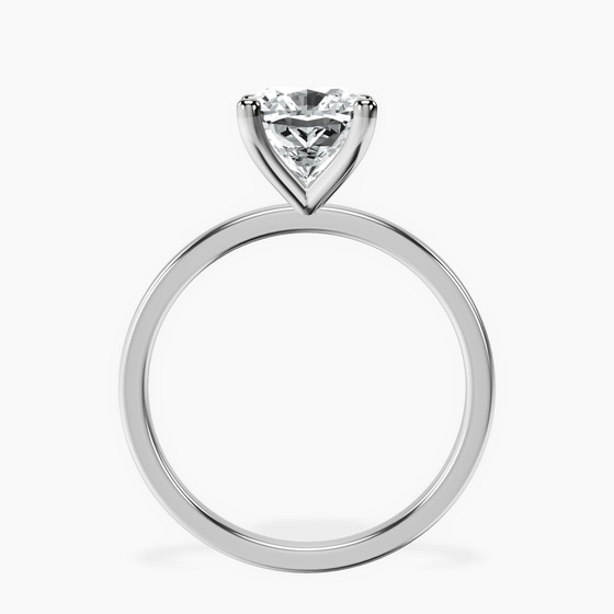 Four Prong Solitaire 1.5mm Lab Diamond Ring left view