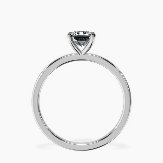 Four Prong Solitaire 1.5mm Lab Diamond Ring left view