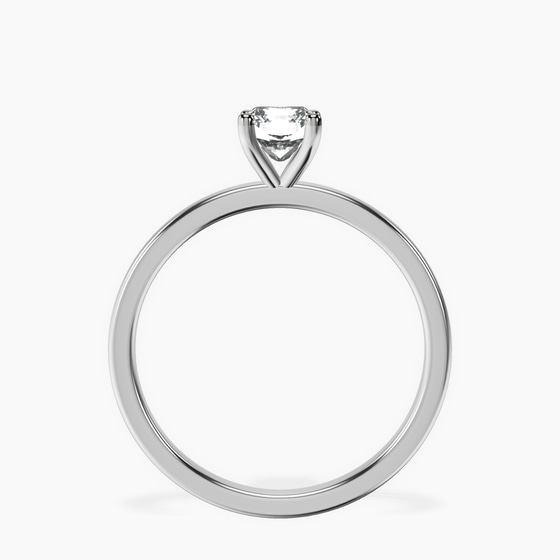 Four Prong Solitaire 1.5mm Lab Diamond Ring left view