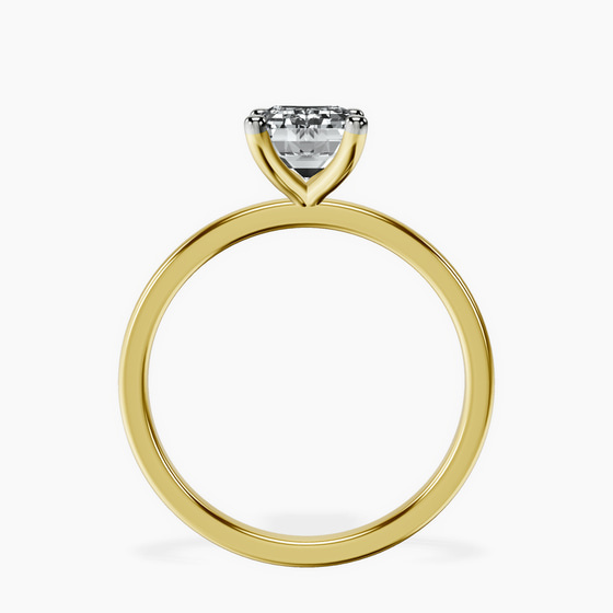 Four Prong Solitaire 1.5mm Lab Diamond Ring left view