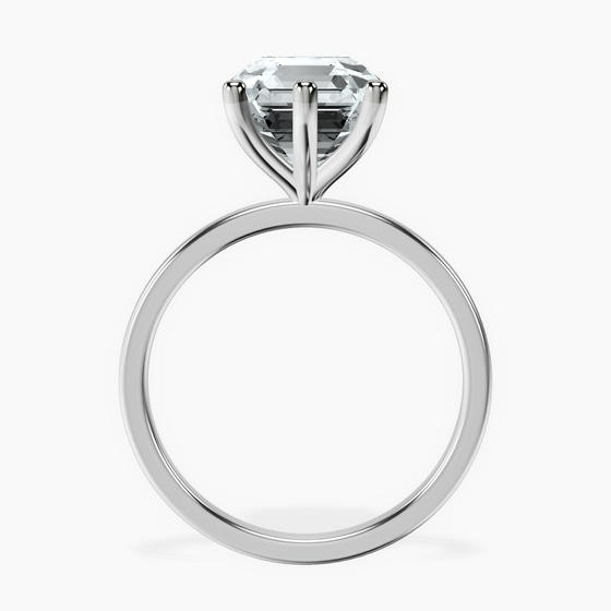 Six Prong Solitaire 1.5mm Lab Diamond Ring left view