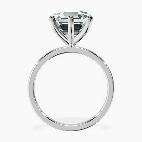 Six Prong Solitaire 1.5mm Lab Diamond Ring left view