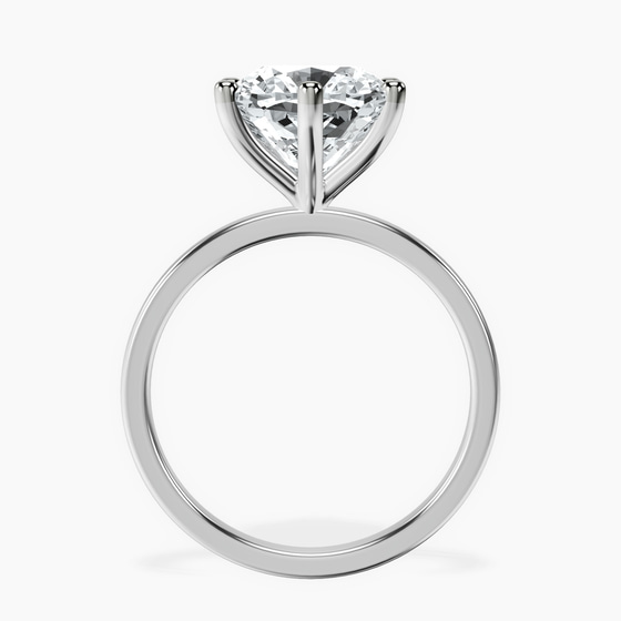Six Prong Solitaire 1.5mm Lab Diamond Ring left view