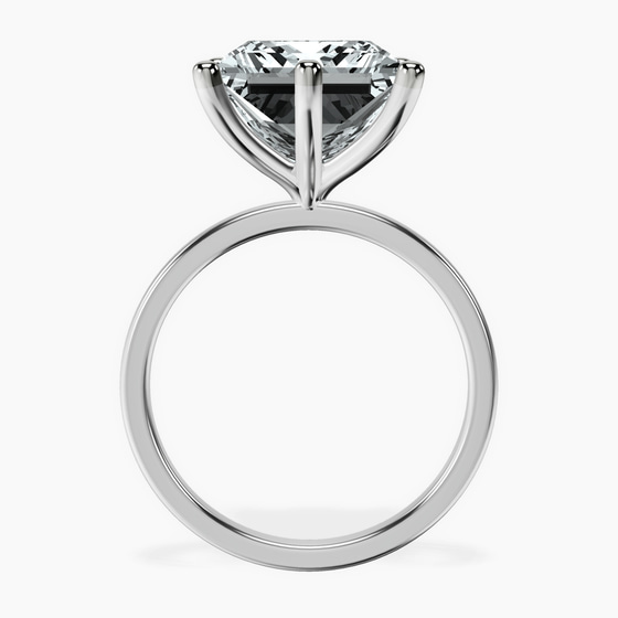 Six Prong Solitaire 1.5mm Lab Diamond Ring left view