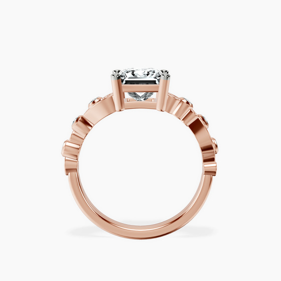 Catrina Cutwork Lab Diamond Ring left view