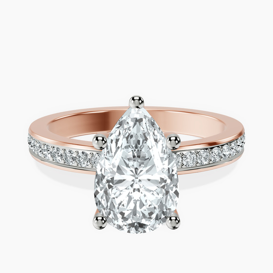 Charm Of Love Eternity Lab Diamond Ring front view