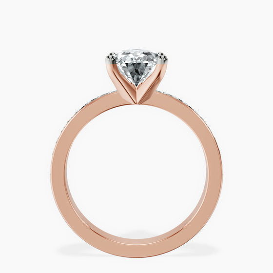 Charm Of Love Eternity Lab Diamond Ring left view