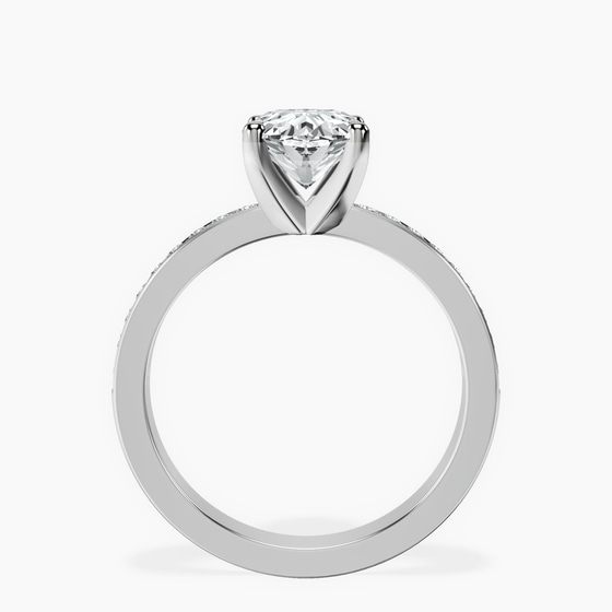 Charm Of Love Eternity Lab Diamond Ring left view