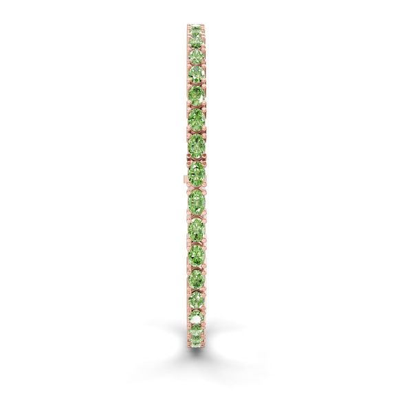 14kt Rose Gold Aldea Oval Lab Diamond Tennis Bracelet (7 Ct. Tw.) standing product image one