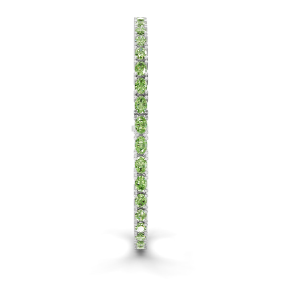 Platinum Aldea Oval Lab Diamond Tennis Bracelet (7 Ct. Tw.) standing product image one